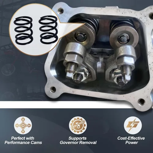 Miniatura 4 de Kit de resortes de válvula de 18 lb para Predator 212cc para Honda GX200 para BSP y la mayoría de otros resortes de motor de carreras Go Kart clon
