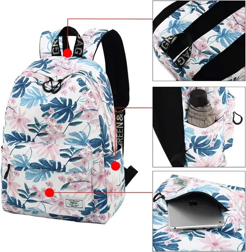 Miniatura 64 de Mygreen - Mochila escolar con bonitos diseños para niños y niñas, 11.5 x 15.7 x 5.1 pulgadas