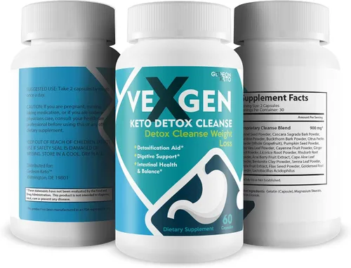 Miniatura 4 de Vexgen Keto Detox Cleanse - Limpieza de desintoxicación natural - Ayuda a reducir la hinchazón intestinal - Ayuda de desintoxicación - Apoyo