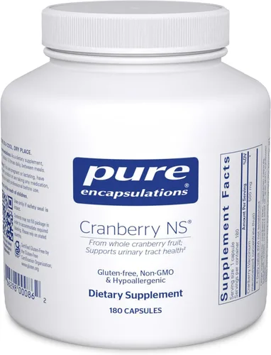 Pure Encapsulations Cranberry NS | Suplemento hipoalergénico para apoyar la salud del tracto urinario | 180 cápsulas