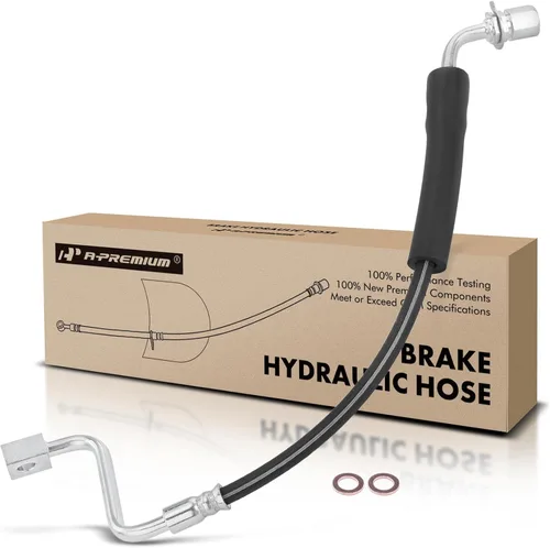 A-Premium Manguera hidráulica de freno delantero compatible con modelos Ford y Lincoln – Flex, Taurus, MKS, MKT, Police Interceptor Sedan, Police