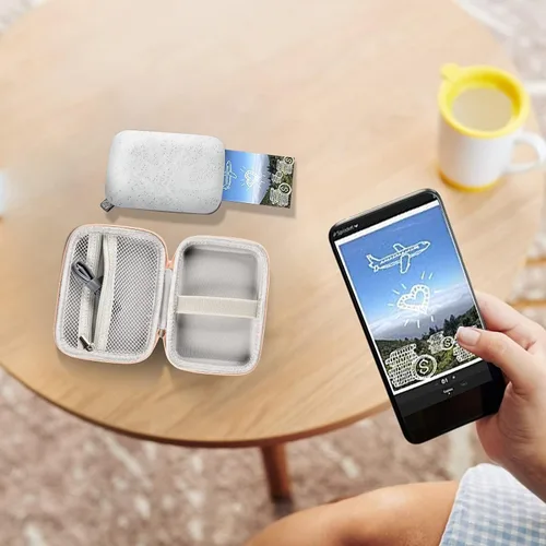 Miniatura 6 de Funda compatible con impresora de fotos instantánea portátil HP Sprocket Select/2ª edición, organizador de transporte de viaje que se ajusta a papel