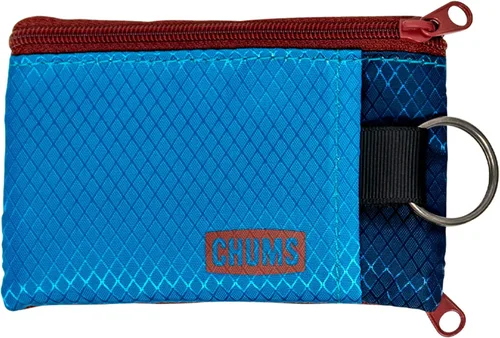 Miniatura 8 de Chums Surfshorts Cartera - Cartera ligera y delgada con bloqueo RFID y ventana de identificación transparente - Con cremallera, cartera minimalista