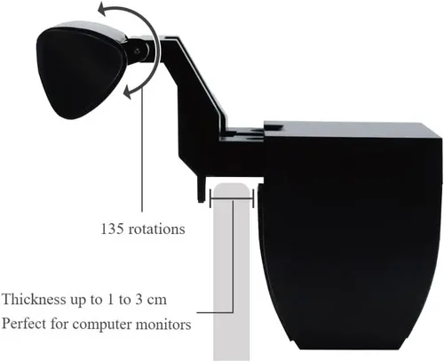 Miniatura 8 de CATPOWER Barra de luz para monitor de computadora, barra de luz LED para espacio de trabajo, lámpara de monitor regulable, control de botón