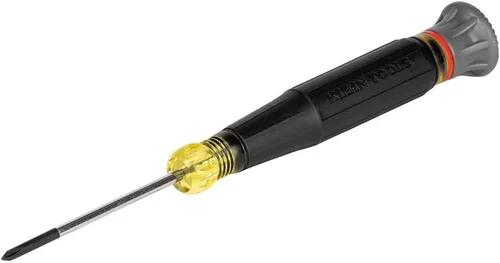 Miniatura 15 de Klein Tools 85617 Juego de destornilladores de precisión mini, ranurados, Phillips, TORX, asas de agarre acolchado, ideal para bloques