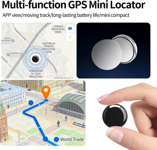 Miniatura 5 de Mini rastreador GPS portátil para vehículos, seguimiento global, rastreador GPS indetectable, sin tarifa mensual/sin tarjeta SIM, dispositivo