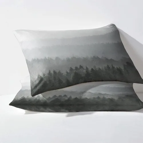 Miniatura 3 de Misty Forest Sábanas tamaño individual, sábanas de árbol natural, sábanas y fundas de almohada estampadas de 3 piezas, sábana bajera ajustable