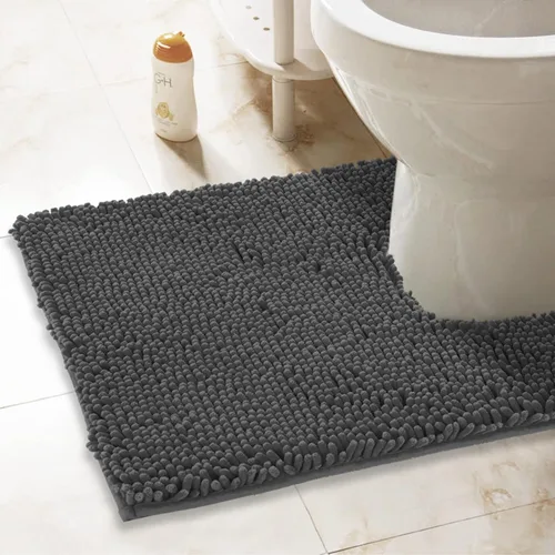 Miniatura 30 de ITSOFT Alfombra de Felpa para Baño 59x21 pulgadas, Tapetes de Baño Absorbentes Lavables a Máquina Antideslizantes, de Secado Rápido, Alfombras
