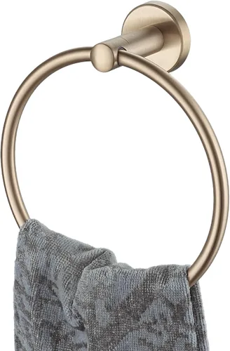 Miniatura 8 de JQK Toallero negro, soporte para toalla de mano de acero inoxidable 304 negro mate para baño, montaje en pared, TR130-PB