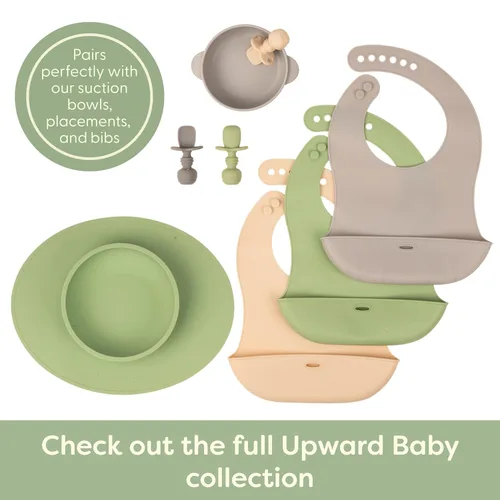 Miniatura 9 de UpwardBaby Cuchara de autoalimentación – Barrera antiestrangulamiento – Cucharas de silicona para bebés pequeños utensilios para el hogar y viajes