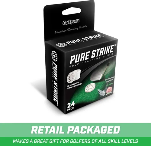 Miniatura 7 de GoSports Golf Pure Strike - Discos de entrenamiento de golf, paquete de 24 unidades, elimina los tiros finos