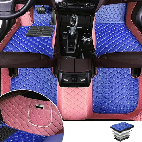 Miniatura 26 de Alfombras para todo tipo de clima de TAHALI - Alfombrillas impermeables, antideslizantes, de cuero para automóviles, SUV, camiones - Proteja