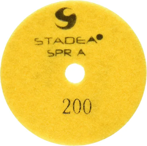 Miniatura 11 de DPPD04SPRA050G1P Almohadilla de pulido de diamante de piedra seca para piedra Granito Concreto Vidrio Travertino Mármol Lijado Pulido con grano de 4