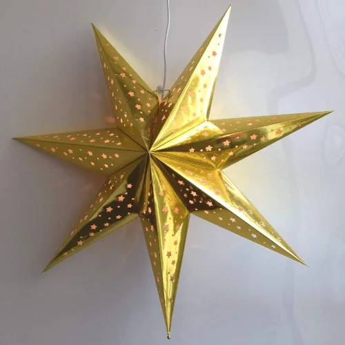 Miniatura 2 de Increíbles faroles de papel de primera, estilo estrella para decorar