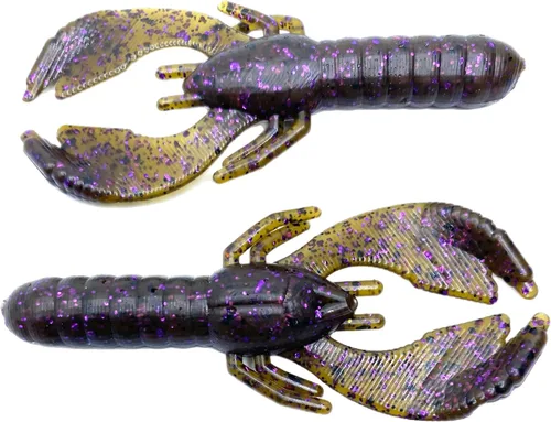 Miniatura 18 de Phat Pak Baits - Beasty Bug Jr Ned Rig Craw Finesse Bass Señuelo de pesca de plástico suave 20ct 2.8" Paquete de variedades