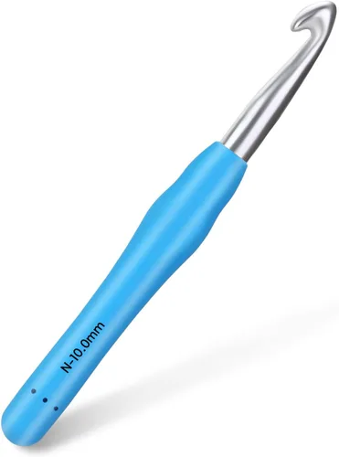 Miniatura 14 de SHWAKK Small Crochet Hook, 0.5 mm Lace Ergonomic Crochet Hook, Tiny Crochet Needles for Arthritic Hands, Knitting Needles with Soft Handle Beginners