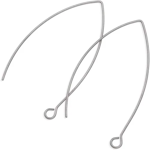 Miniatura 9 de 400 piezas Adabele Ganchos de Alambre para Pendientes Tipo Pez con Extremo de Bola de Acero Inoxidable Quirúrgico Hipoalergénico Grado 316 de 20mm