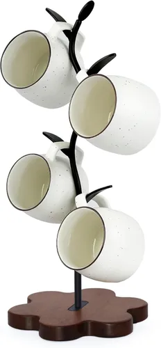 Miniatura 7 de Árbol de taza de café, soporte para tazas para encimera, estante de almacenamiento de tazas, soporte para tazas para decoración de barra de café