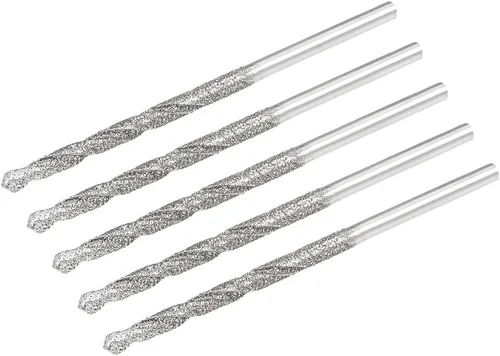 Miniatura 6 de uxcell Brocas de acero de alta velocidad de la torsión del diamante de 0.035 in para las baldosas de piedra de cristal de las conchas del mar 5