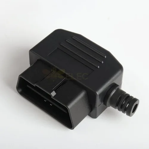 Miniatura 4 de Elecbee Enchufe masculino J1962M del OBD de Shell OBD del conector del Pin del automóvil OBD2 16