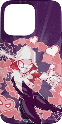 Miniatura 31 de Marvel Spider-Man Into The Spider-Verse Gwen Stacy Hearts - Carcasa para iPhone 17