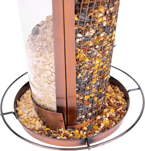 Miniatura 5 de Bliss Hammocks BBF-131 - Comedero para pájaros 2 en 1, cobre antiguo