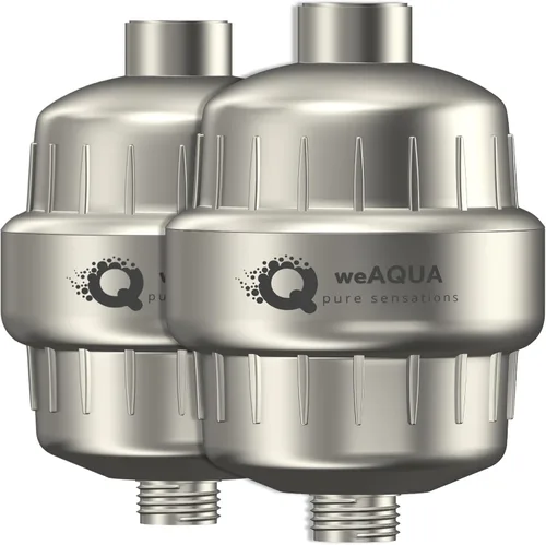 Miniatura 12 de WeAQUA Filtros de Ducha de Servicio Pesado Familiar Paquete de 2 – 99% de Eliminación para Agua Dura, Cloro, Fluoruro, Metales Pesados, Micro-vida