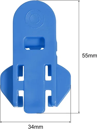 Miniatura 2 de uxcell Abrelatas manual fácil, 3 piezas, cubiertas de plástico para latas de bebidas, protector de tapas, abridor de botellas para refrescos, Azul