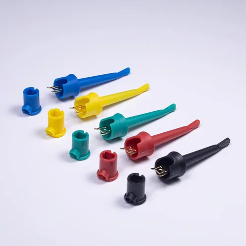 Miniatura 2 de Clip de gancho de prueba, kit de plomo de prueba de multímetro de gancho de clip de sonda mini agarrador para pruebas de circuito PCB IC