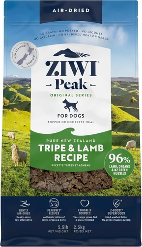 Miniatura 16 de ZIWI Peak - Alimento para perros secado al aire, cordero, totalmente natural, alto en proteínas, sin granos, ingredientes limitados