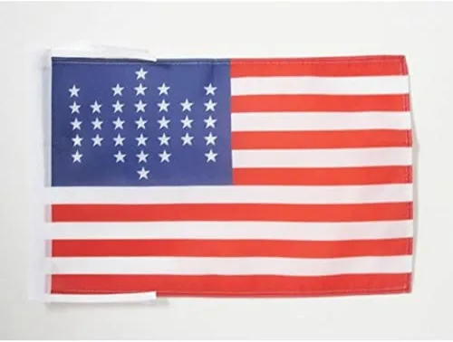 Miniatura 957 de Bandera de México AZ FLAG, 45.7 x 30.5 cm, con cordones - Pequeñas banderas mexicanas de 30 x 45 cm - Bandera de 45.7 x 30.5 cm