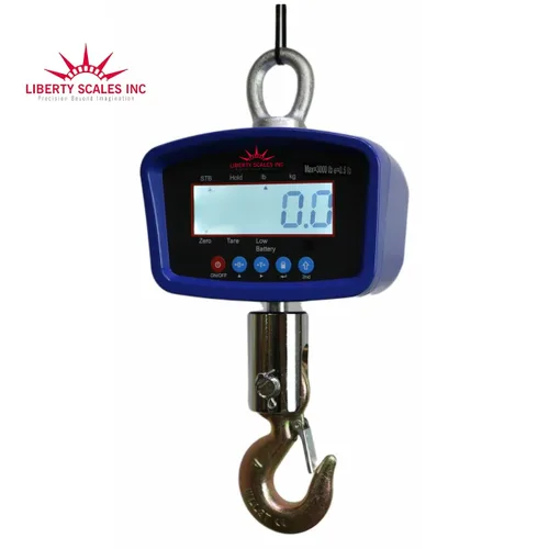 Miniatura 2 de Báscula colgante – Báscula digital industrial de alta resistencia para grúa LCD de uso general mediano para fábrica de granja doméstica – Báscula