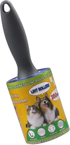 Rodillos de pelusa extra pegajosos para pelo de mascotas, 250 hojas, removedor de pelusa para eliminación de pelo de perros y gatos, pelo de Azul
