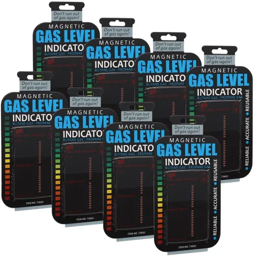 Miniatura 4 de Indicador magnético de nivel de gas para cocinas domésticas, indicador de nivel de gas butano, 8 indicadores de nivel de combustible de propano