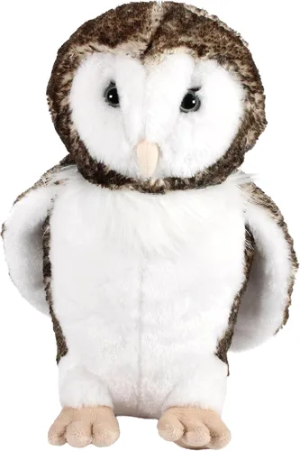 Miniatura 2 de The Petting Zoo Peluche de búho granero, regalos para niños, animales de granja Wild Onez, juguete de peluche de búho granero Zoologee de 12 pulgadas