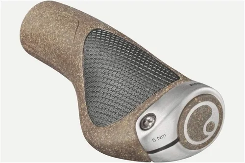 Ergon Empuñadura para bicicleta de montaña, color negro, corcho
