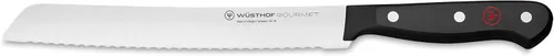 Wüsthof Cuchillo de pan gourmet de 8 pulgadas, color negro