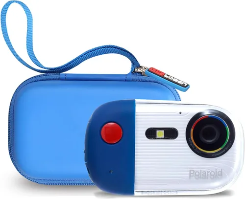 Miniatura 6 de FBLFOBELI Estuche de transporte duro EVA para cámara submarina Polaroid 18mp 4K UHD (azul)