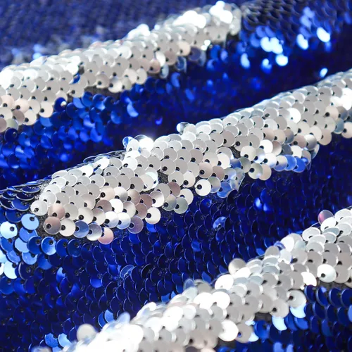 Miniatura 29 de DUOBAO Tela de Lentejuelas Reversibles con Efecto Flip - 0.5 Yarda de Lentejuelas de Sirena de Morado a Dorado, Material de Costura Brillante DIY