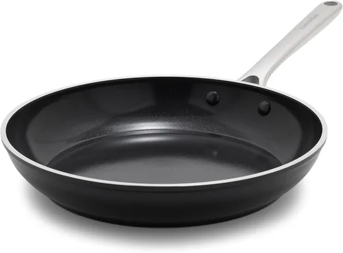 Miniatura 14 de Orfeo - Juego de utensilios de cocina antiadherentes de 10 piezas, fabricado en Italia, ollas y sartenes de cerámica de diamante sin PFAS, listas