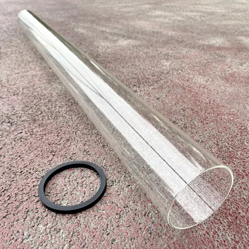 Piezas de repuesto para calentador de patio, 49.5 pulgadas de alto y 4 pulgadas de diámetro, tubo de vidrio de cuarzo, compatible con calentador de