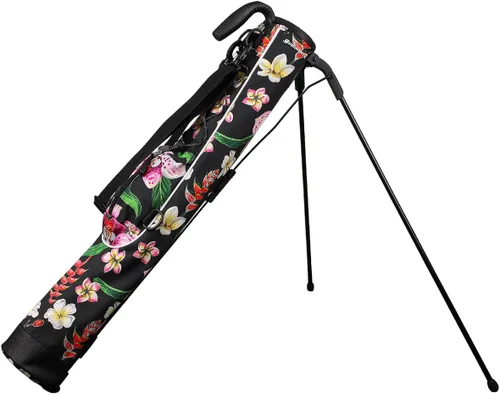 Miniatura 7 de Orlimar Pitch 'n Putt - Bolsa de golf ligera con soporte, diseño de transporte ultraligero, divisor bidireccional, correa para el hombro, bolsa