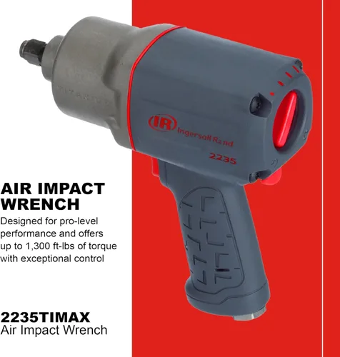 Miniatura 2 de Ingersoll Rand 2235TiMAX Llave de impacto neumática de 1/2 pulgada con salida de par de hasta 1,350 pies-libras