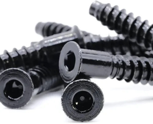 Miniatura 9 de ReplacementScrews Tornillos de montaje negros compatibles con IKEA Part 100219/100214 (IDANAS, HEMNES, Ivar) – Confirmat de rosca gruesa
