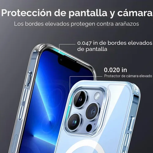 Miniatura 6 de ESR Funda para iPhone 13 Pro, compatible con MagSafe, protección de grado militar a prueba de golpes, resistente al amarillamiento, funda magnética