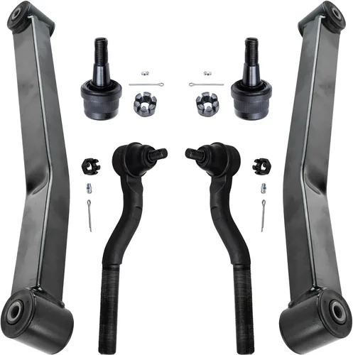 Miniatura 175 de Detroit Axle - Kit de extremo delantero para Chrysler 300 Dodge Charge Challenger 2011-2023, 2 brazos de control inferiores traseros 2 rótulas