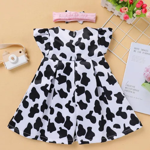 Miniatura 3 de Vestido floral de satén para niñas recién nacidas, vestido de fiesta de princesa, lazo de cumpleaños, comunión, bautismo, para sesión de fotos
