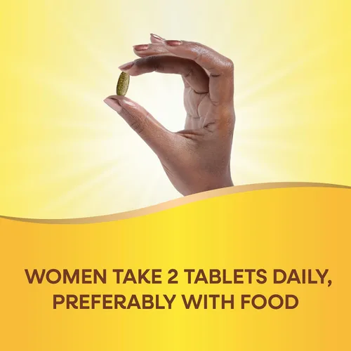 Miniatura 6 de Nature's Way Alive! Women's Garden Goodness Multivitamínico completo, 1 porción de verduras y frutas por porción de 2 tabletas, con col rizada