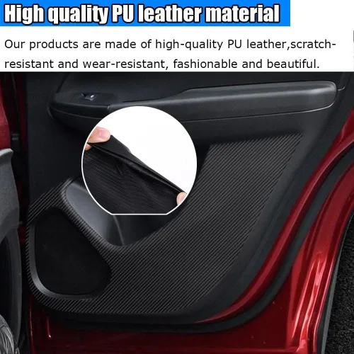 Miniatura 6 de Accesorios interiores personalizados para Trailblazer 2021 2022 2023, calcomanías protectoras de película de borde lateral, 4 piezas por juego