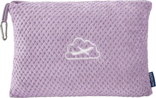 Miniatura 16 de BEDELITE Manta de viaje con bolsa, manta de forro polar jacquard ultrasuave con funda para equipaje y clip para mochila, manta de avión, esencial